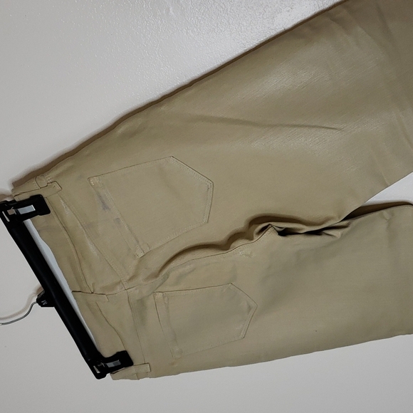 NEW L'AGENCE Sada Cropped Slim Straight Leg Coated Luxury Jeans Summer - Picture 11 of 14